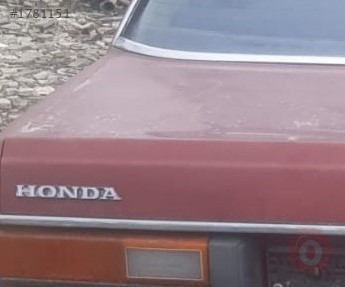 1983 model honda accord 1.6 çıkma bagaj marka yazısı