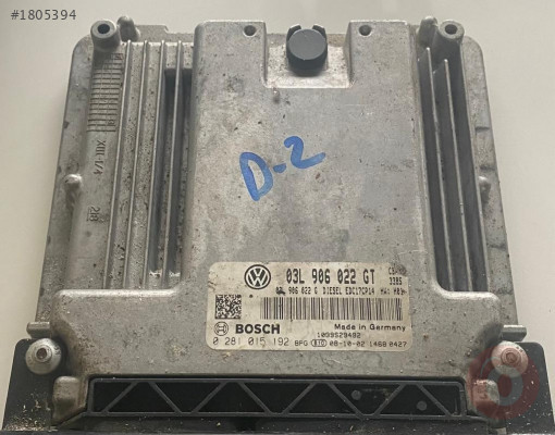 VW Tiguan 2.0 Motor Beyni 0281015192 03L906022GT EDC17CP14