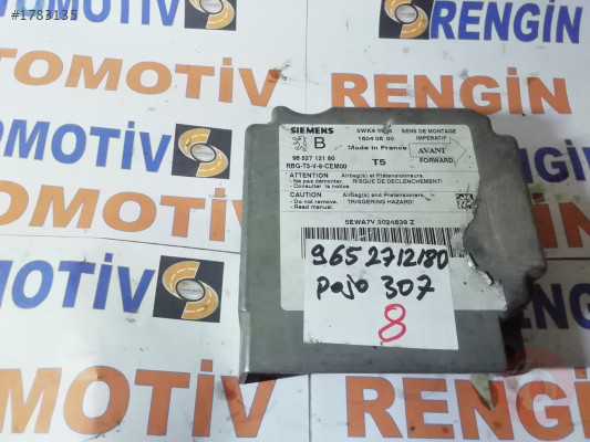 PEUGEOT 307 AİRBAG BEYNİ 9652712180