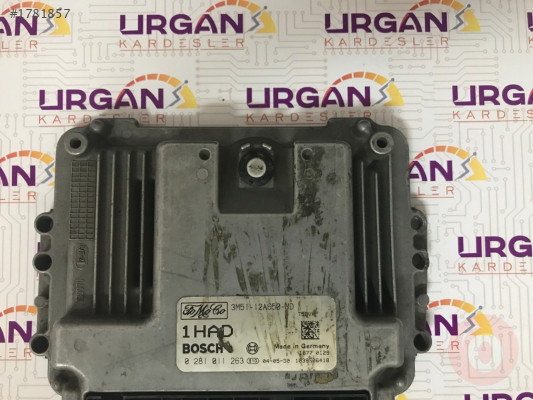 0281011263 3M51-12A650-MD FORD C-MAX MOTOR BEYNİ  BOSCH ECU