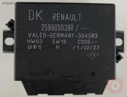 RENAUL LAGUNA III PARK SENSÖR BEYNİ 259905039R
