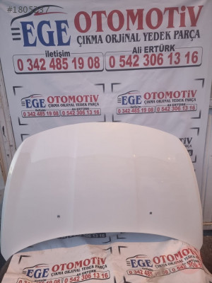 FİAT EGEA BEYAZ KAPUT ÇIKMA ORJİNAL HATASIZ BOYASIZ