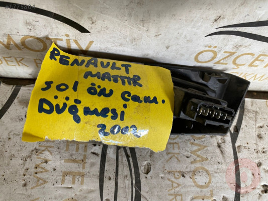 RENAULT MASTER SOL ÖN KAPI CAM DÜĞMESİ ORJİNAL ÇIKMA TEMİZ