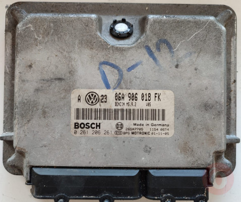 VW Golf4 Bora Motor Beyni 06A906018FK 0261206261 M5.9.2