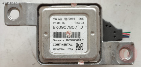 8K0907807J Nox Sensör Audi A4 A6 S4 S5 S6 5WK9 7205