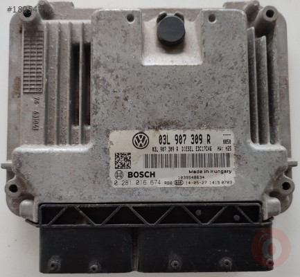 03L907309R-0281016674 Volkswagen Tiguan 2.0 TDI MOTOR BEYNİ