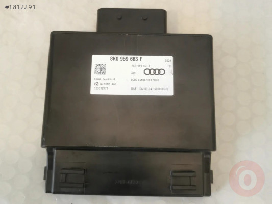 8K0959663B-8K0959663F VOLTAJ SABİTLEYİCİ KONTROL ÜNİTESİ
