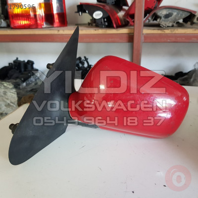 Volkswagen Polo Classic Sol Dikiz Aynası Çıkma Kırmızı