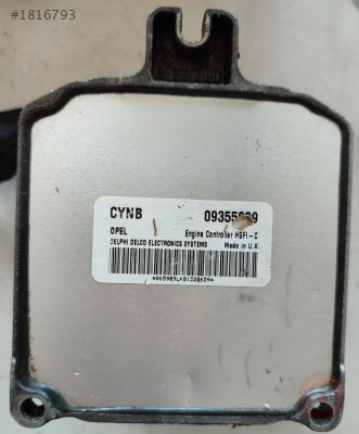 09355909 HSFI-C CYNB 09355909 Opel Astra G 1.4 Motor Beyni