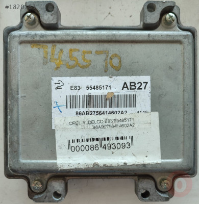 E83-55485171 AB27 VAUXHALL OPEL CORSA D MOTOR BEYNİ