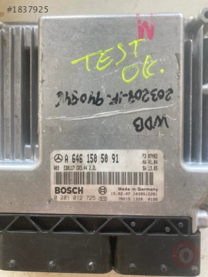 MERCEDES C220 CDİ MOTOR BEYNİ 0281012725 A6461505091