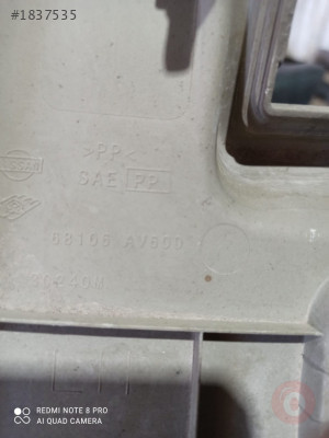 68106-AV600 nissan primera 2007 direksiyon alt kaplaması