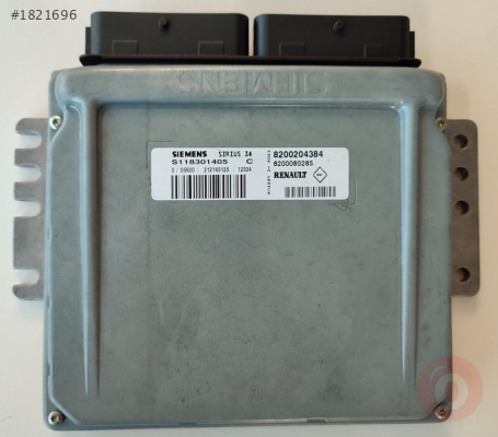 RENAULT CLİO II MOTOR BEYNİ 8200204384 S118301405C SIRIUS34