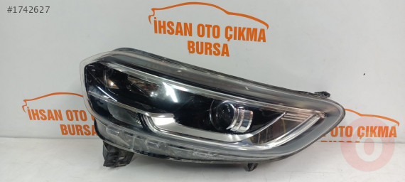 Renault kadjar sol far tek mercekli ledli