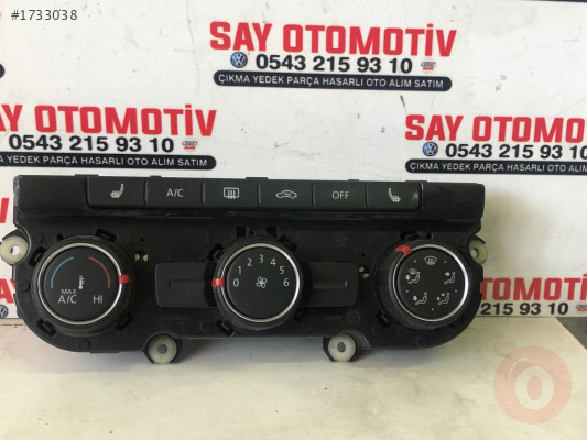 Passat b7 b8 klimatronic kontrol paneli 5hb011177