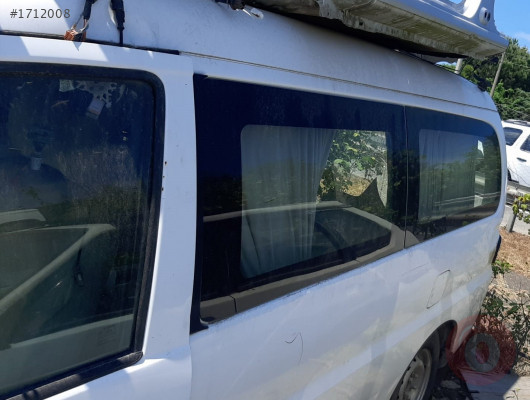 hyundai starex çıkma sol yan camlar uzun şasi