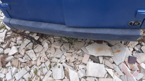 fiat scudo çıkma arka tampon orta