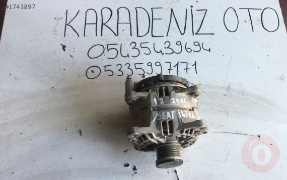 SEAT İBİZA 1.2 ÇIKMA ORJİNAL ŞARJ DİNAMOSU