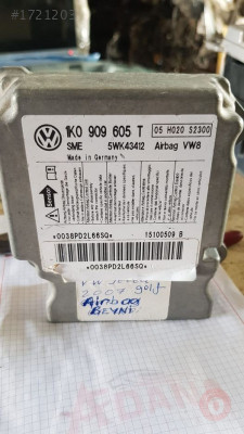 Volkswagen Jetta Golf airbag beyni çıkma