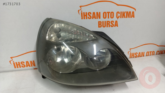 Renault Clio 2 sağ far içi gri 2003 / 2007 orijinal