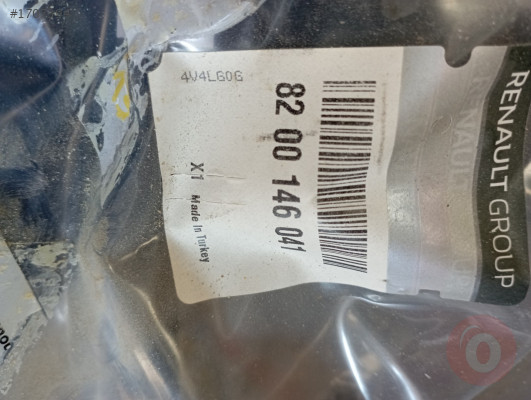 RENAULT MEGANE 2.ARKA TAMPON SOL BRAKETİ.820 014 6041