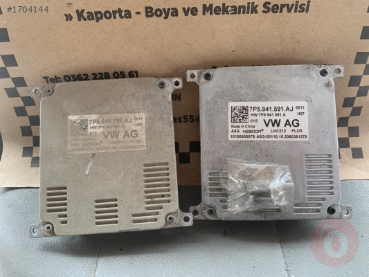 SKODA OCTAVİA ÇIKMA ORJİNAL LED FAR BEYNİ 7P5941591AJ