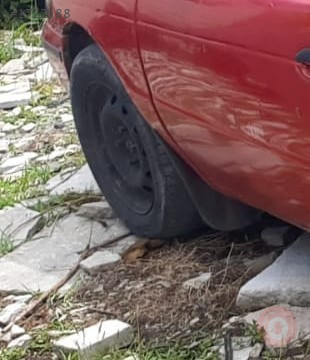 1996 kia sephia 1.6 16v benzinli çıkma sol ön jant lastik