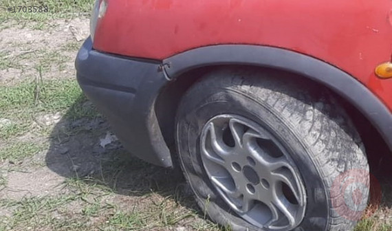 1997 opel combo b 1.4 benzinli çıkma sol ön jant lastik