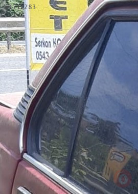 opel ascona çıkma sağ arka kelebek camı