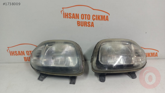 Clio 2 sağ sol far takımı orijinal Çıkma