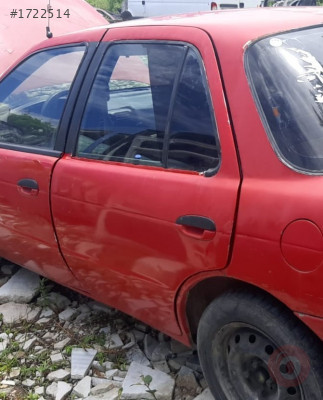 1996 kia sephia 1.6 16v benzinli çıkma sol arka dolu kapı
