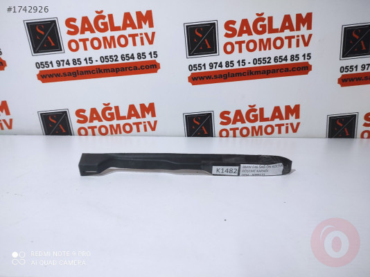 BMW E-46 ÇIKMA SAĞ ÖN KOLTUK DÖŞEME KAPAĞI OEM; 8099171