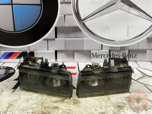 BMW E36 ÇIKMA ORJİNAL MERCEKLİ ZKW SAĞ SOL FAR TAKIMI
