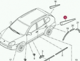 Oto Çıkma Parça / Porsche / Cayenne / Oto Cam / Cam Fitili / Çıkma Parça 