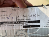 Oto Çıkma Parça / Mercedes / A Serisi / Alt Takım / Porya / Sıfır Parça 