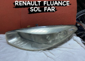 Fluence Model Renault İçin Sol Ön Far Parçası