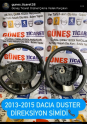 2013-2015 Dacia Duster direksiyon simidi çıkma