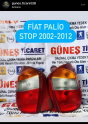 2002-2012 Fiat Palio sağ sol arka stop çıkma