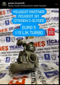 Partner -301 Citroen C-elysee euro 5 115'lik turbo çıkma