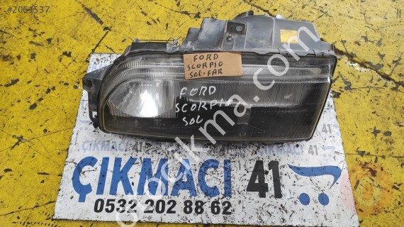 FORD SCORPİO SOL FAR,SCORPİO SOL FAR,SCORPİO SOL ÖN FAR