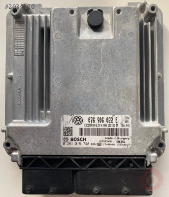 Volkswagen Crafter ECU VW 076906022E 0281015748 EDC17CP20