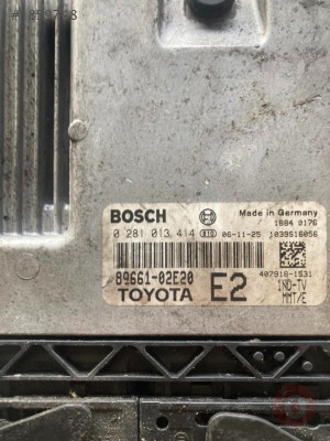 TOYOTA AURIS 1.4 D4D BOSCH0 281013414, 89661-02E20