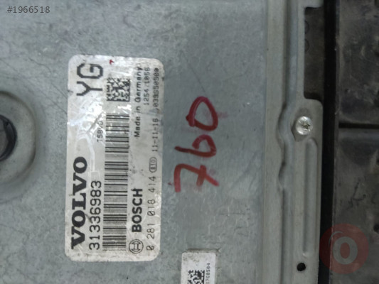31336983 YG 0281018414 VOLVO V60 2.0D ÇIKMA MOTOR BEYNİ