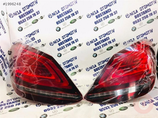 MERCEDES C SERİSİ C200 C180 W205 SAĞ SOL MAKYAJLI LEDLİ STOP