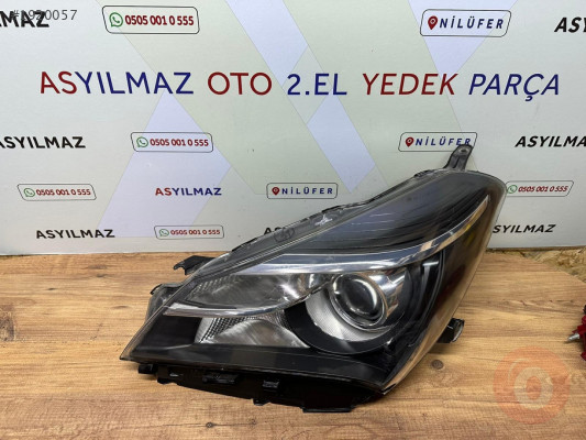 TOYOTA YARİS SOL FAR MERCEKLİ ORJİNAL