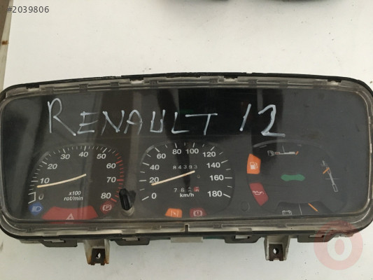 Renault 12 Gösterge Paneli (Kilometre Saati)