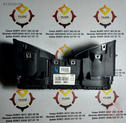 VOLKSWAGEN GOLF CIKMA ELEKTRIK KILOMETRE SAATI 5K0920961