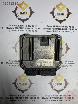 TOYOTA YARIS CIKMA MOTOR BEYNI 0281012322_89661-0D450