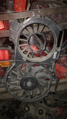 AUDİ A6 FAN ÇERÇEVESİ VE TEK MOTOR  2004-2011