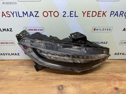 HONDA CİVİC FC5 SAĞ FAR FULL LED ORJİNAL